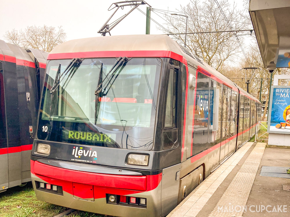 Tram to Roubaix - one of several forms of Lille transport