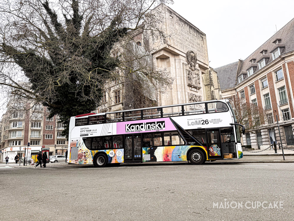Guided Tour of Lille by Bus - open top double decker bus tour
