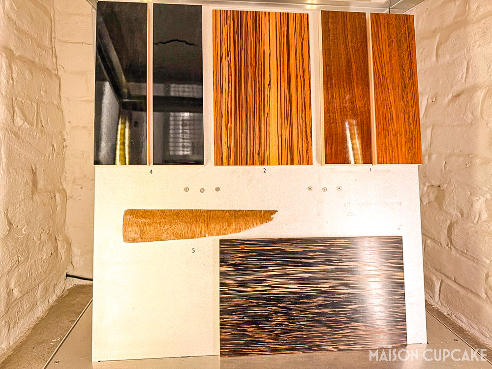Restoration archive veneers at Villa Cavrois near Lille