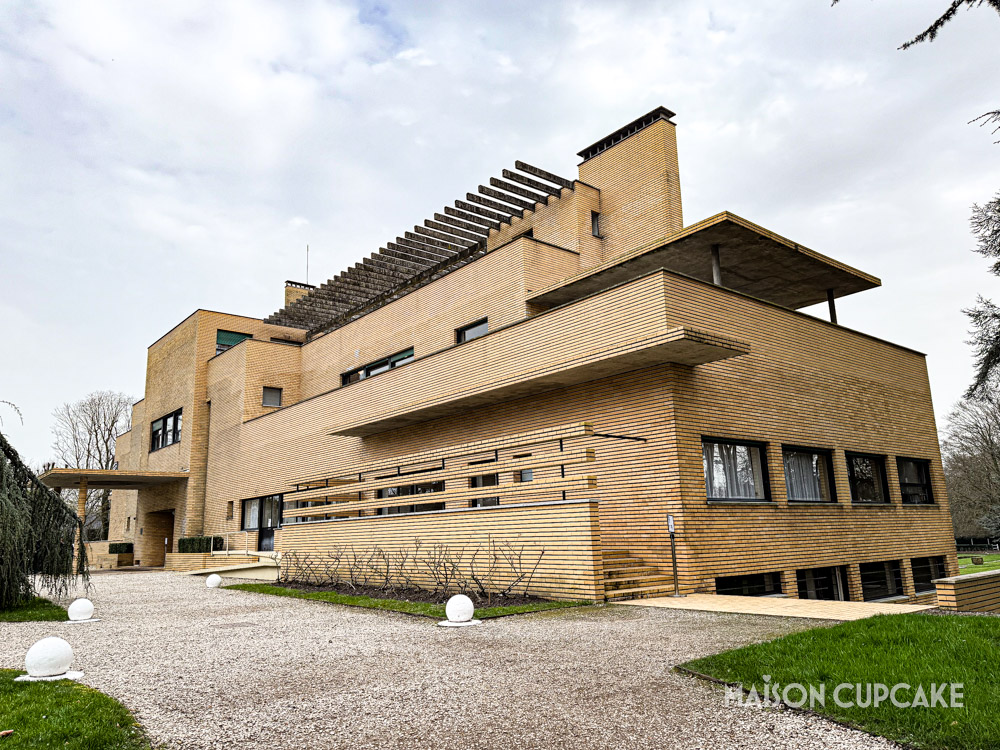 Villa Cavrois modernist house now museum in Lille, France